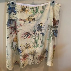 Custom made silk skirt